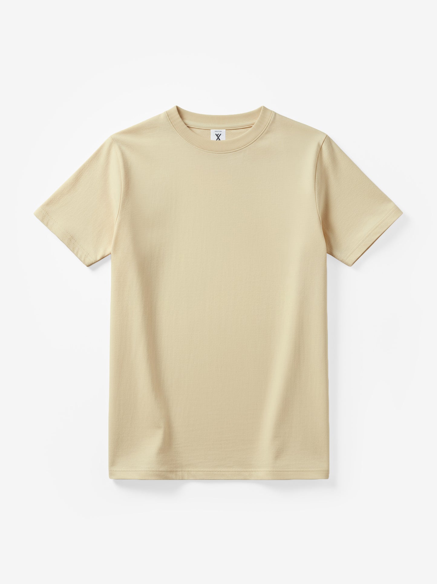 HEAVYWEIGHT ORGANIC COTTON TEE - CLOUD CREAM