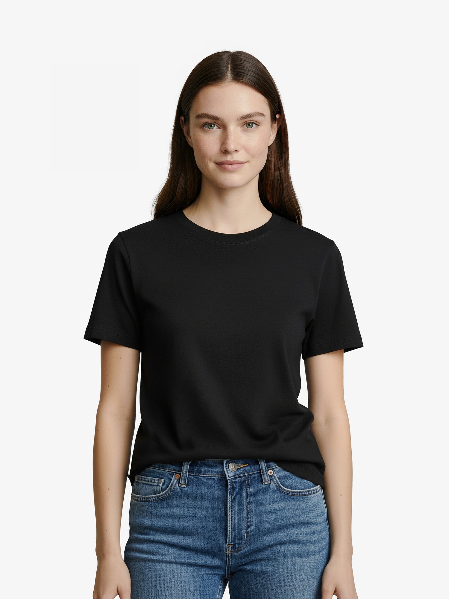 HEAVYWEIGHT ORGANIC COTTON TEE - ANTHRACITE BLACK