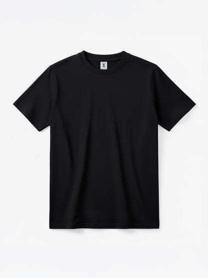 HEAVYWEIGHT ORGANIC COTTON TEE - ANTHRACITE BLACK