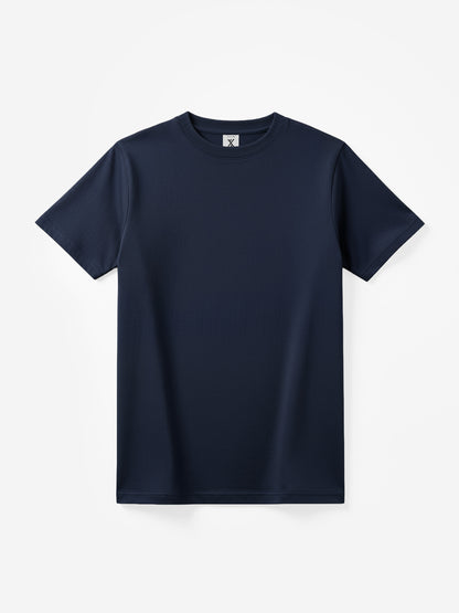 HEAVYWEIGHT ORGANIC COTTON TEE - MIDNIGHT BLUE