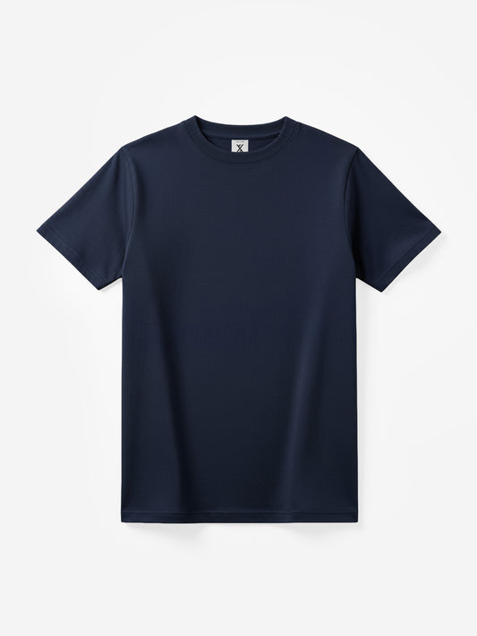 HEAVYWEIGHT ORGANIC COTTON TEE - MIDNIGHT BLUE