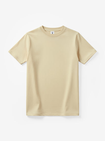 HEAVYWEIGHT ORGANIC COTTON TEE - CLOUD CREAM