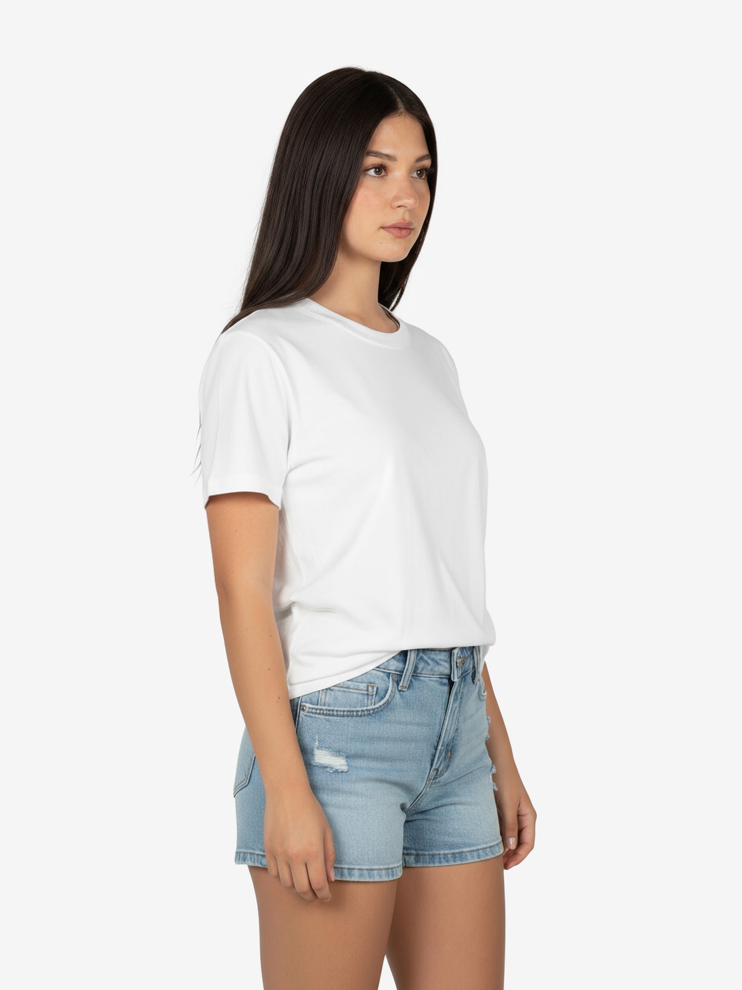 HEAVYWEIGHT ORGANIC COTTON TEE - BRIGHT WHITE