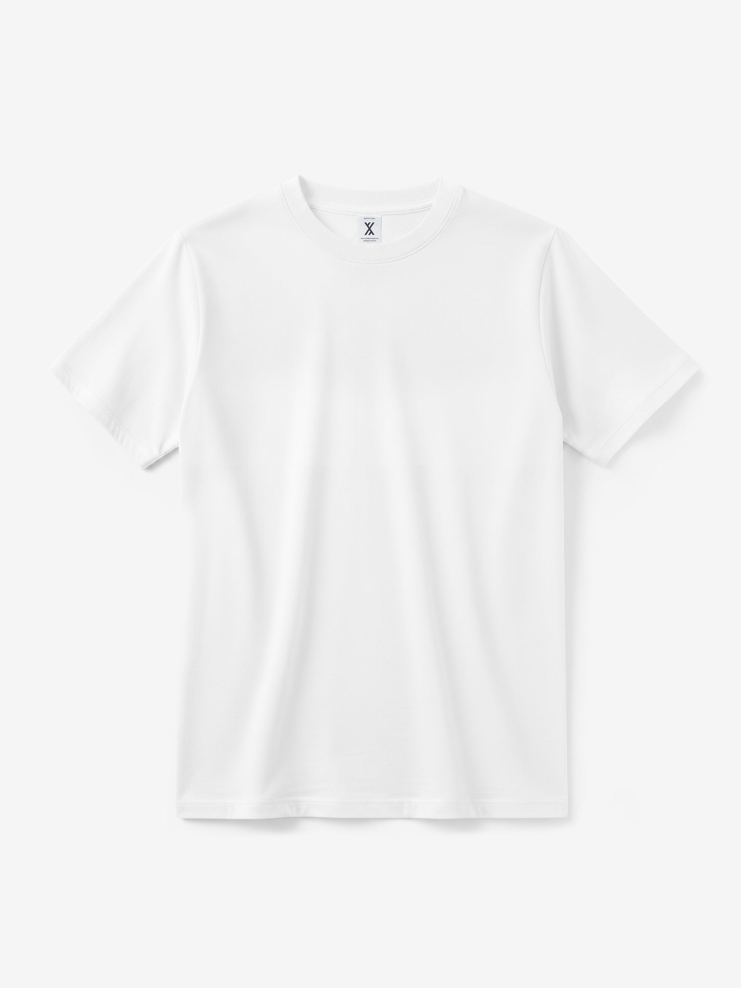 HEAVYWEIGHT ORGANIC COTTON TEE - BRIGHT WHITE